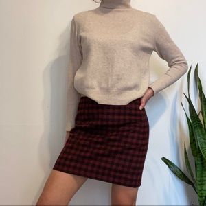 Madewell wool skirt